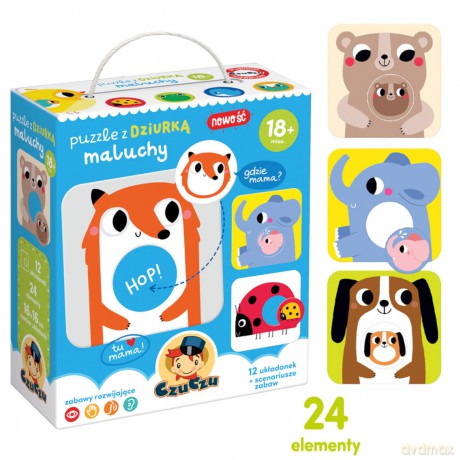 Puzzle z dziurką Maluchy