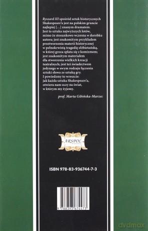 Ryszard III - William Shakespeare [KSIĄŻKA]