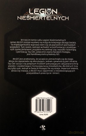 Świat postępu. Legion Nieśmiertelnych (Tom 3) - B.V. Larson [KSIĄŻKA]
