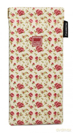Vintage B Etui na okulary kwiaty GB004