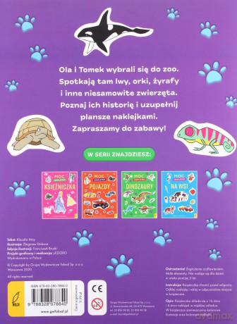 Zwierzęta. Moc naklejek [KSIĄŻKA]