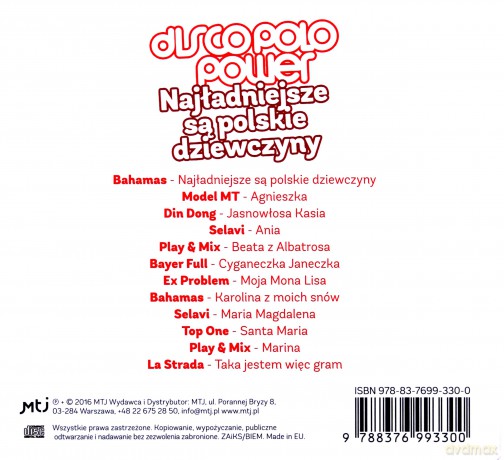 Disco Polo Power - Najładniejsze są polskie dziewczyny (digibook) [CD]