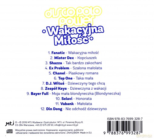 Disco Polo Power - Wakacyjna miłość (digibook) [CD]