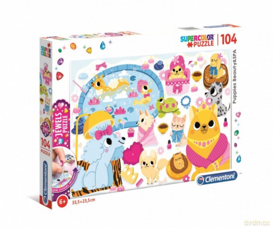 CLEMENTONI 104 el. Szczeniaczki w SPA [PUZZLE]