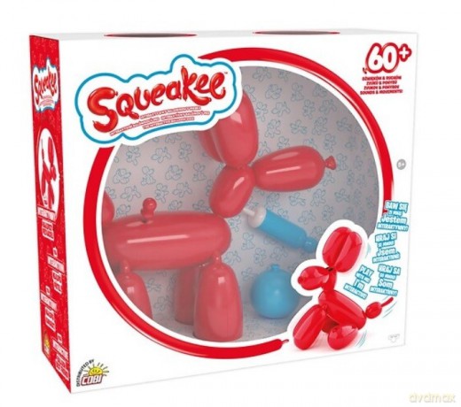 Interaktywny balonowy piesek - Squeakee [FIGURKA]