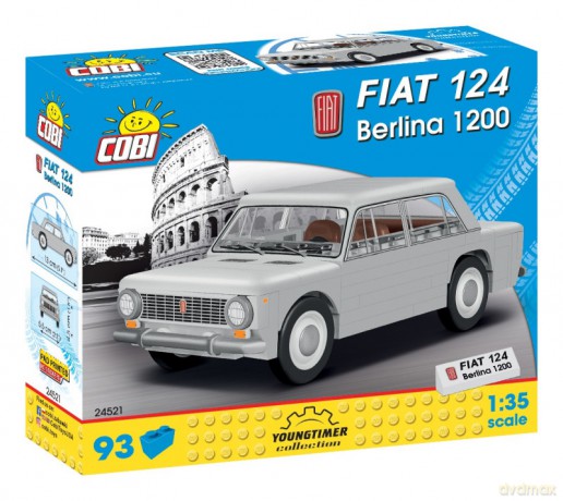 Kocki Youngtimer Fiat 124 Berl ina 1200 93 el. [KLOCKi]
