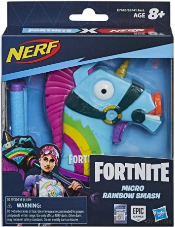 Mini wyrzutnia Nerf MS FN Rainbow Smash
