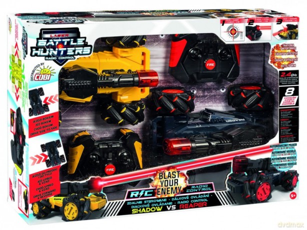 Pojazdy Laser Battle Hunters Zestaw 2 sztuki RC