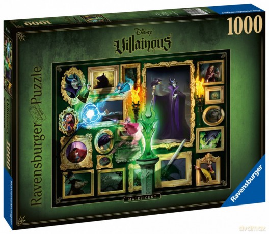 RAVENSBURGER 1000 el. Królewna Śnieżka Czarne charaktery [PUZZLE]