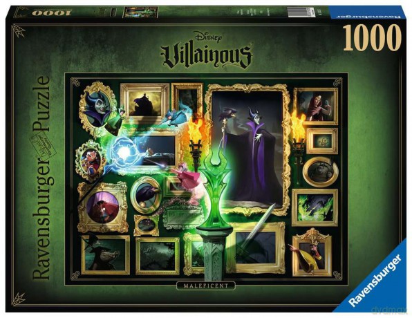 RAVENSBURGER 1000 el. Królewna Śnieżka Czarne charaktery [PUZZLE]