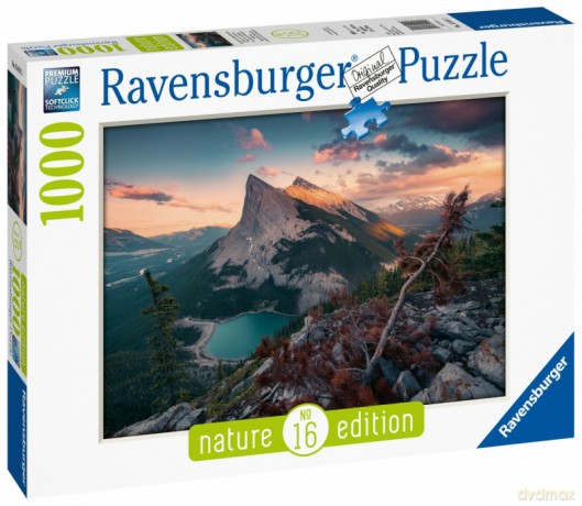 RAVENSBURGER 1000 el. Wieczór w Górach Skalistych [PUZZLE]