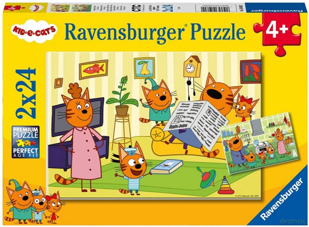RAVENSBURGER 2x24 el. Kot-o-ciaki [PUZZLE]