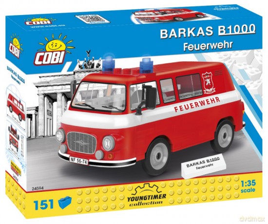Youngtimer Barkas B1000 Feuerwehr 151 el. [KLOCKi]