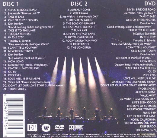 The Eagles: Live From The Forum MMXVIII [2CD]+[DVD]
