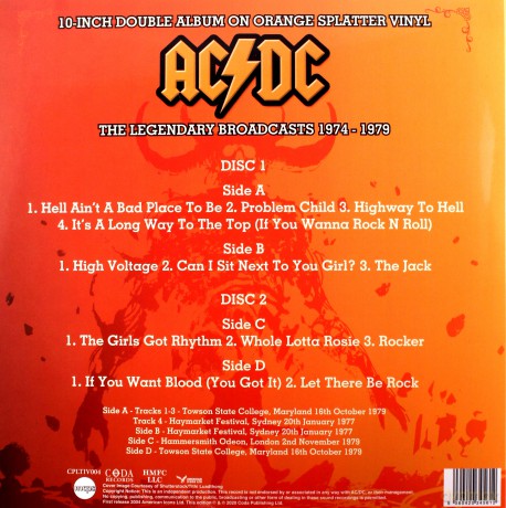 AC/DC: A Long Way To The Top (Splatter) [2xWinyl]