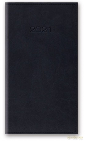 Kalendarz 2021 11T A6 kieszonkowy granatowy vivella [KALENDARZ]