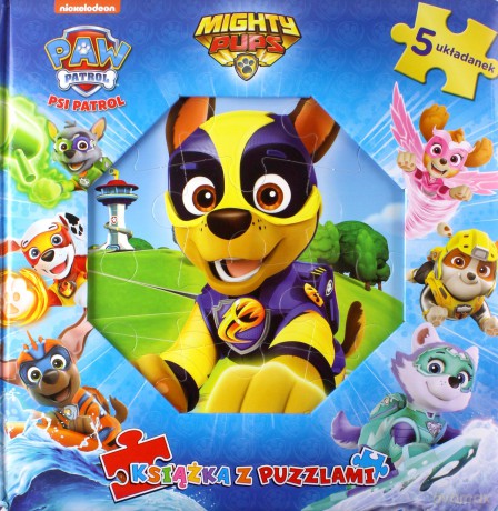 Psi patrol Książka z puzzlami [KSIĄŻKA]