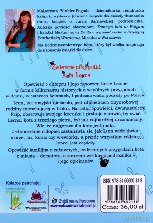 Zabawne przypadki kota Leona - Małgorzata Winkler-Pogoda [KSIĄŻKA]