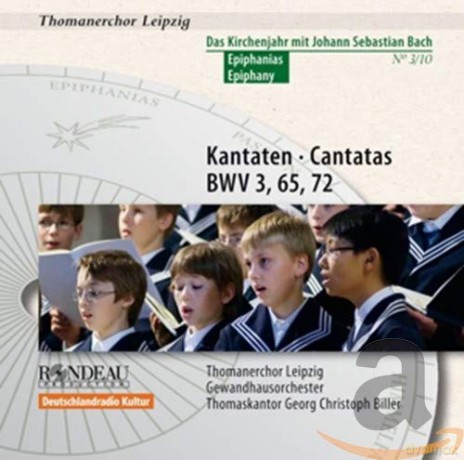 Thomanerchorgewandhaus Orch: Bachcantatas Bwv 36572 [CD]