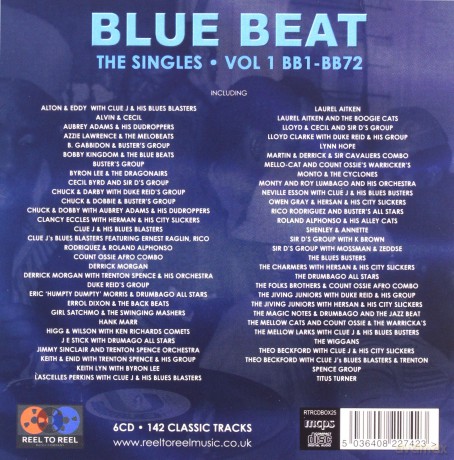 Bluebeat - The Singles Vol. 1 BB1-BB72 [6CD]