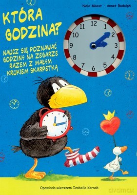 Mały Kruk Która Godzina (twarda) - Nele Moost, Annet Rudolph [KSIĄŻKA]