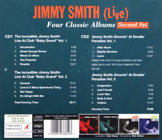 Jimmy Smith: Four Classic Albums (Live) [2CD]