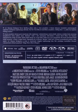 A.I. Sztuczna Inteligencja (polski lektor) [DVD]