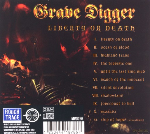 Grave Digger: Liberty Or Death (digipack) [CD]