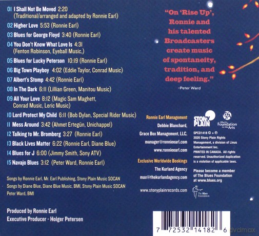 Ronnie Earl And The Broadcasters: Rise Up [CD]