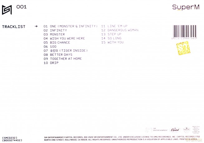 Superm: Super One: 1st Album (Super Version) [CD]