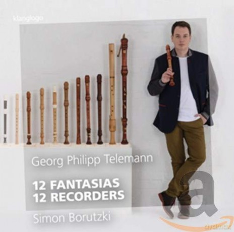 Simon Borutzki: Telemann12 Fantasias [CD]