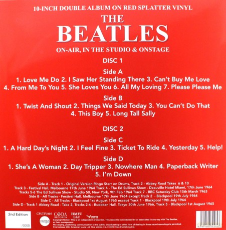 Beatles: The Red Album Years 1962-1966 (Red) [2xWinyl]