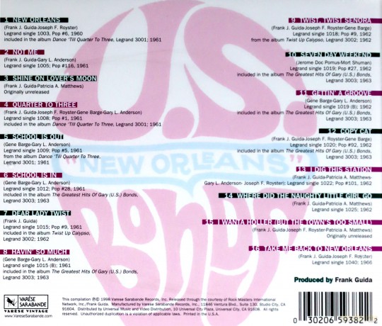 Gary U.S. Bonds: The Very Best Of Gary U.S. Bonds [CD]