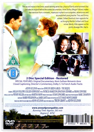 Anne of Green Gables: The Sequel (Ania z Zielonego Wzgórza: Ciąg dalszy) [2DVD]