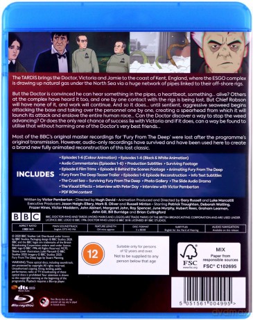 Doctor Who: Fury from the Deep [Blu-Ray]