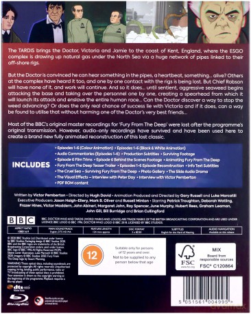 Doctor Who: Fury from the Deep [Blu-Ray]