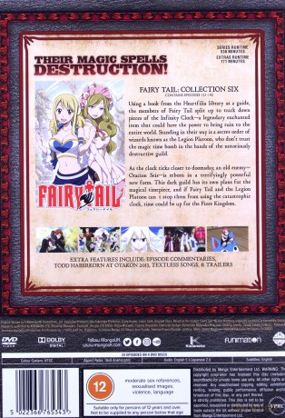 Fairy Tail: Collection 6 (Episodes 121-142) [4DVD]