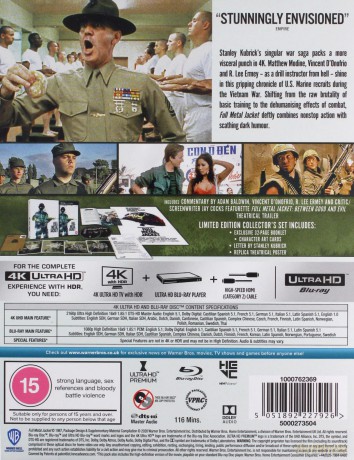 Full Metal Jacket (Special Edition) [Blu-Ray 4K]+[Blu-Ray]