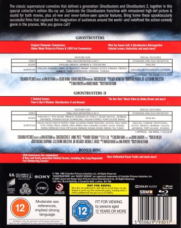 Ghostbusters / Ghostbusters 2 [3xBlu-Ray]