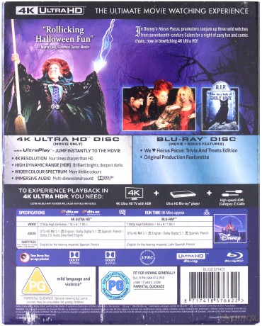 Hocus Pocus [Blu-Ray 4K]+[Blu-Ray]