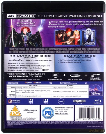 Hocus Pocus [Blu-Ray 4K]+[Blu-Ray]
