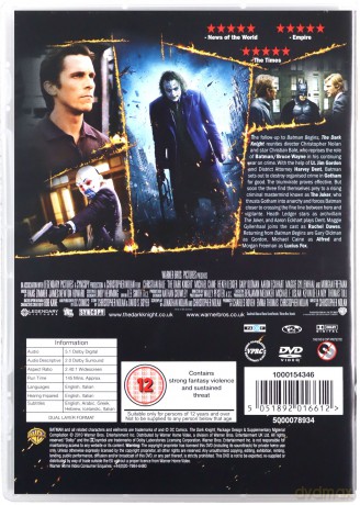The Dark Knight (Mroczny rycerz) [DVD]