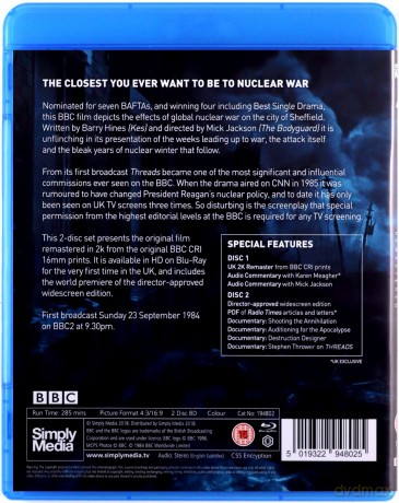 Threads [2xBlu-Ray]