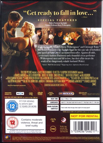 Water For Elephants (Woda dla słoni) [DVD]