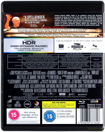 Whiplash [Blu-Ray 4K]+[Blu-Ray]