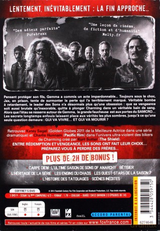 Sons of Anarchy Season 7 (Synowie Anarchii) [BOX] [5DVD]