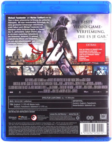 Assassin's Creed [Blu-Ray]