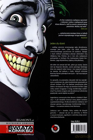 Mistrzowie Komiksu Batman Zabójczy Żart (twarda) - Alan Moore, Brian Bolland [KSIĄŻKA]