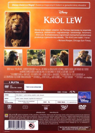 Król lew (Uwierz w magię) (Disney) [DVD]