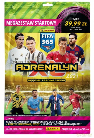 Panini FIFA 365 Adrenalyn XL 2021 Megazestaw Startowy [KARTY]